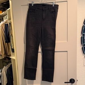 MOTHER Women's Black Straight Jeans